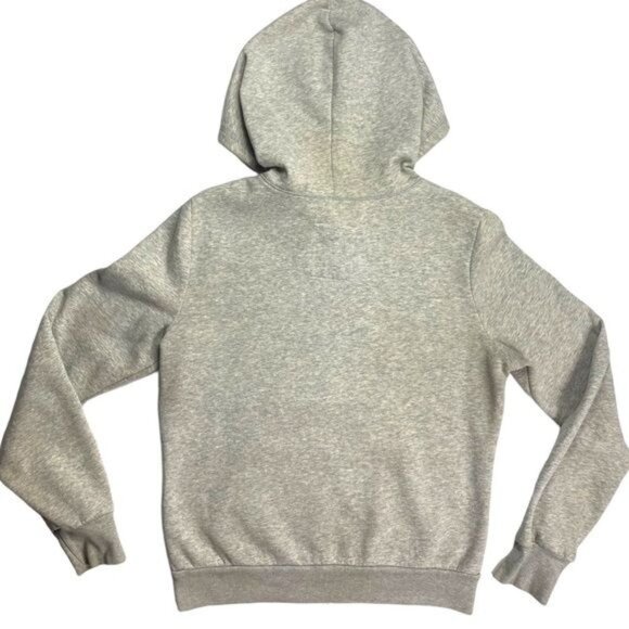 Aeropostale 87 NY Gray Hoodie Sweatshirt Large Cotton/Polyester Blend - Picture 3 of 8